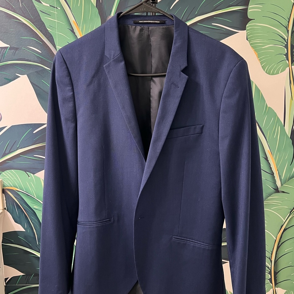 H&M navy suit